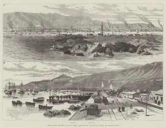 Die Salpeter-Verschiffungshäfen von Chile